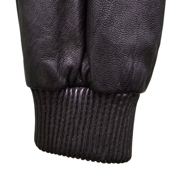 TORY BURCH RICHARD LEATHER BOMBER JACKET - Picture 7 of 9